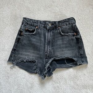 Zara high waisted denim short